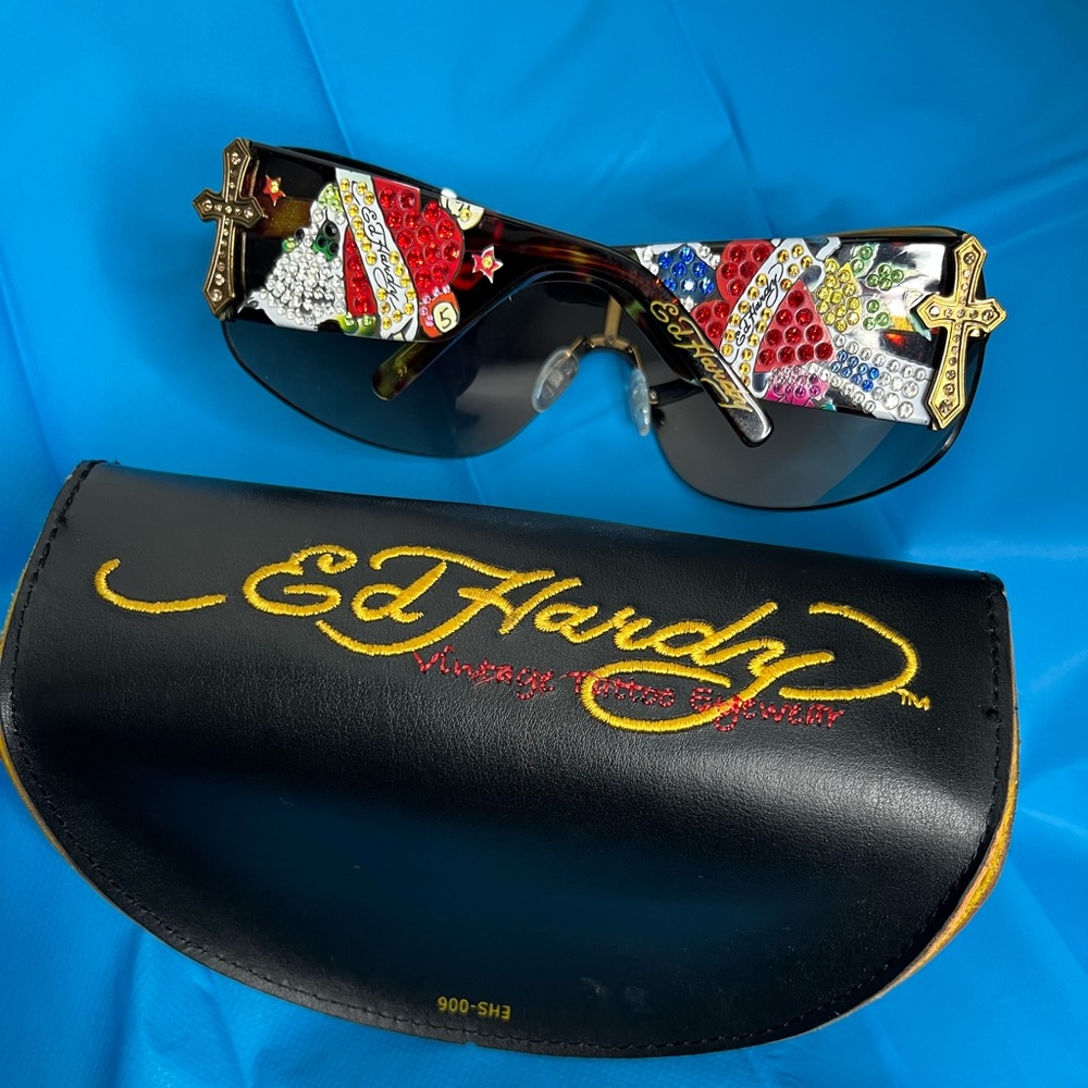 Ed Hardy Vintage Unisex Sunglasses